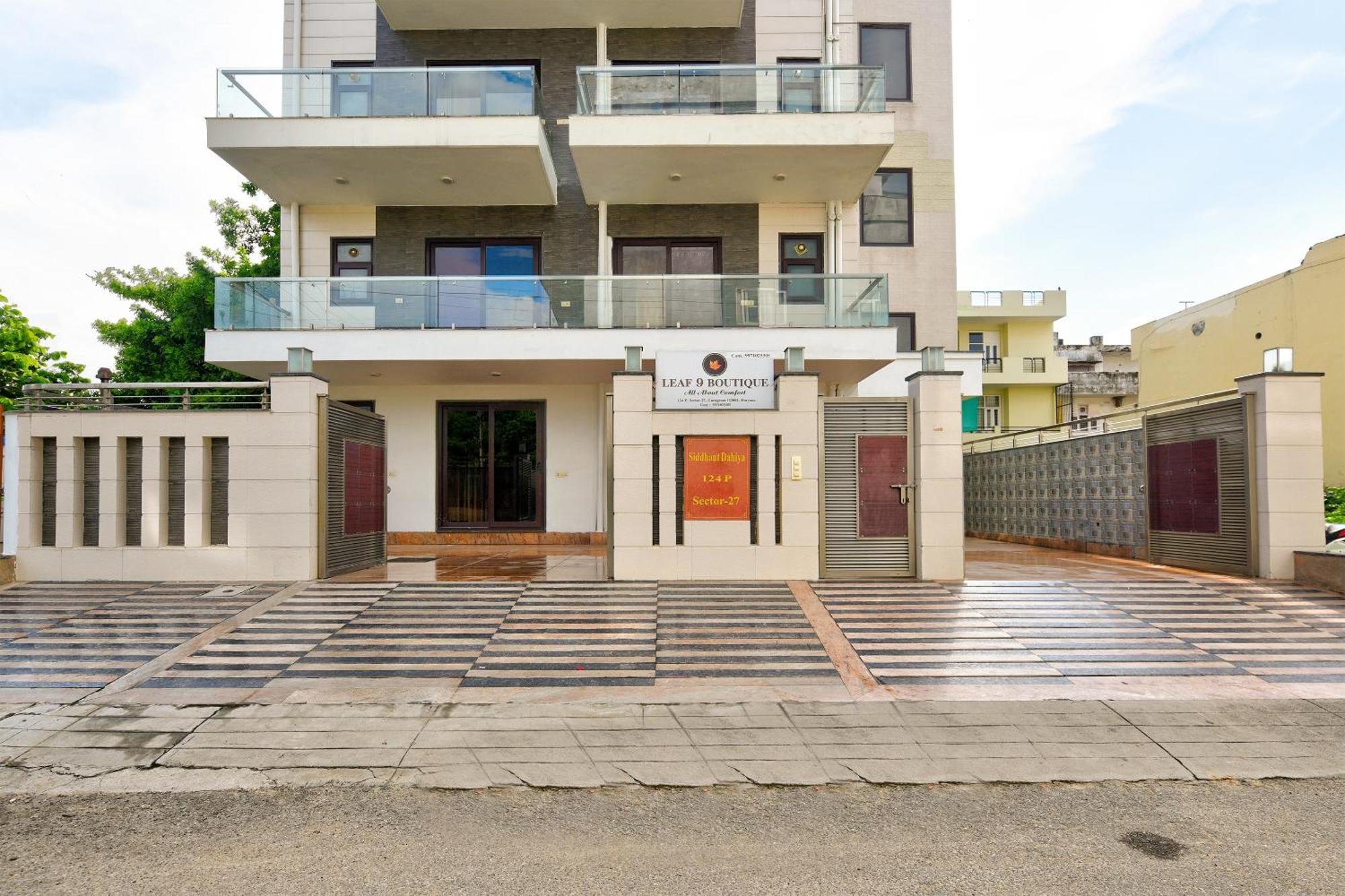 Hotel Leaf 9 Boutique, Near Golf Course Road And Galleria Market Gurgaon Eksteriør billede