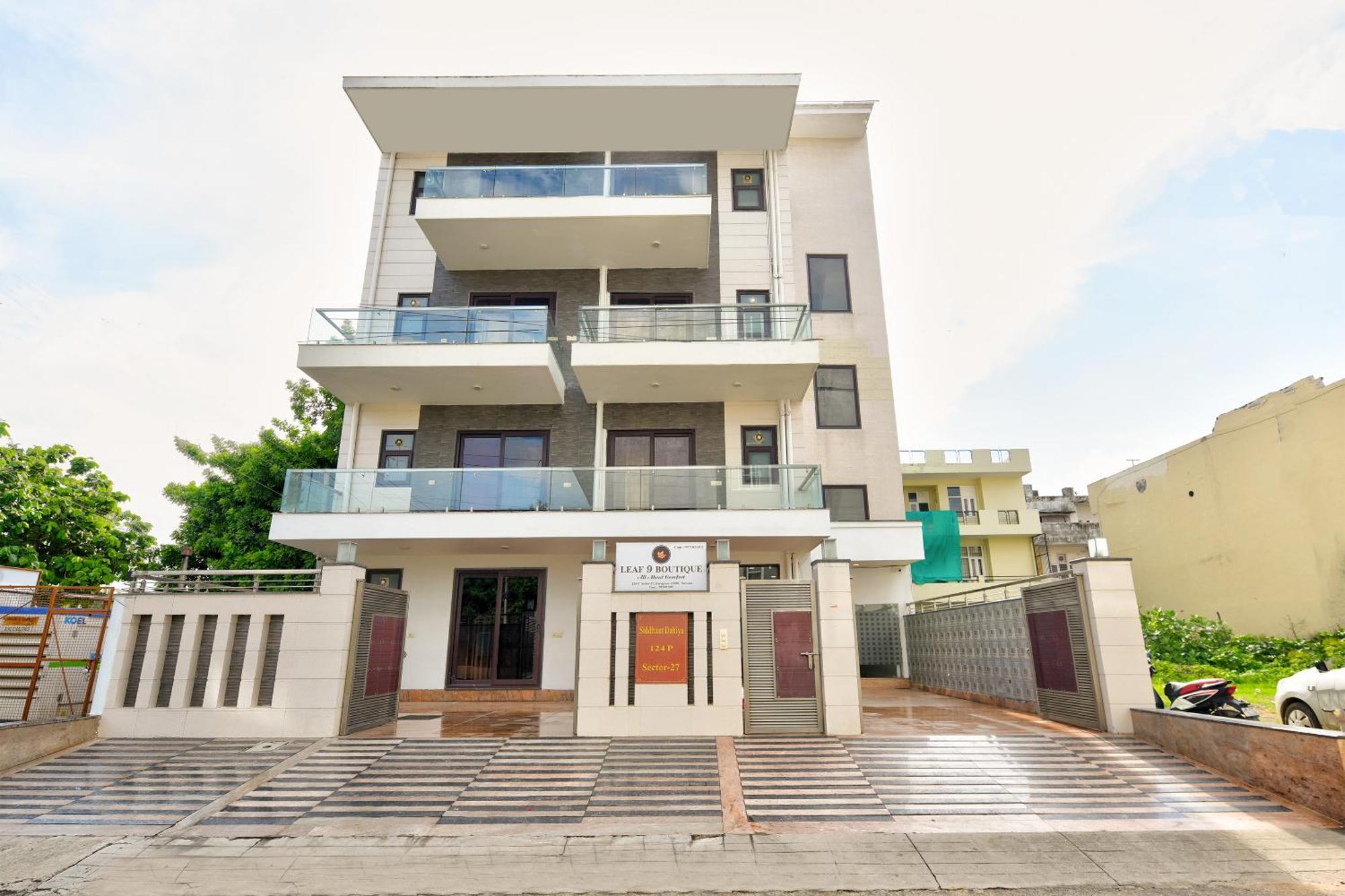 Hotel Leaf 9 Boutique, Near Golf Course Road And Galleria Market Gurgaon Eksteriør billede